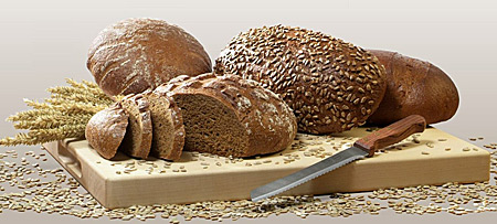 Auf diesem Bild sieht man ganz viel Brot.