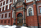 Auf diesem Bild sieht man das Hauptgebäude na, genau, der Rostocker Uni.