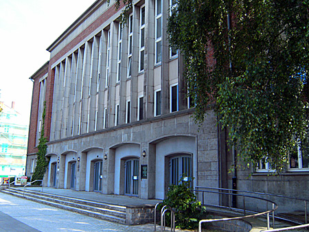 Auf diesem Bild sieht man den Eingangsbereich der ehemaligen Stasi-U-Haft.